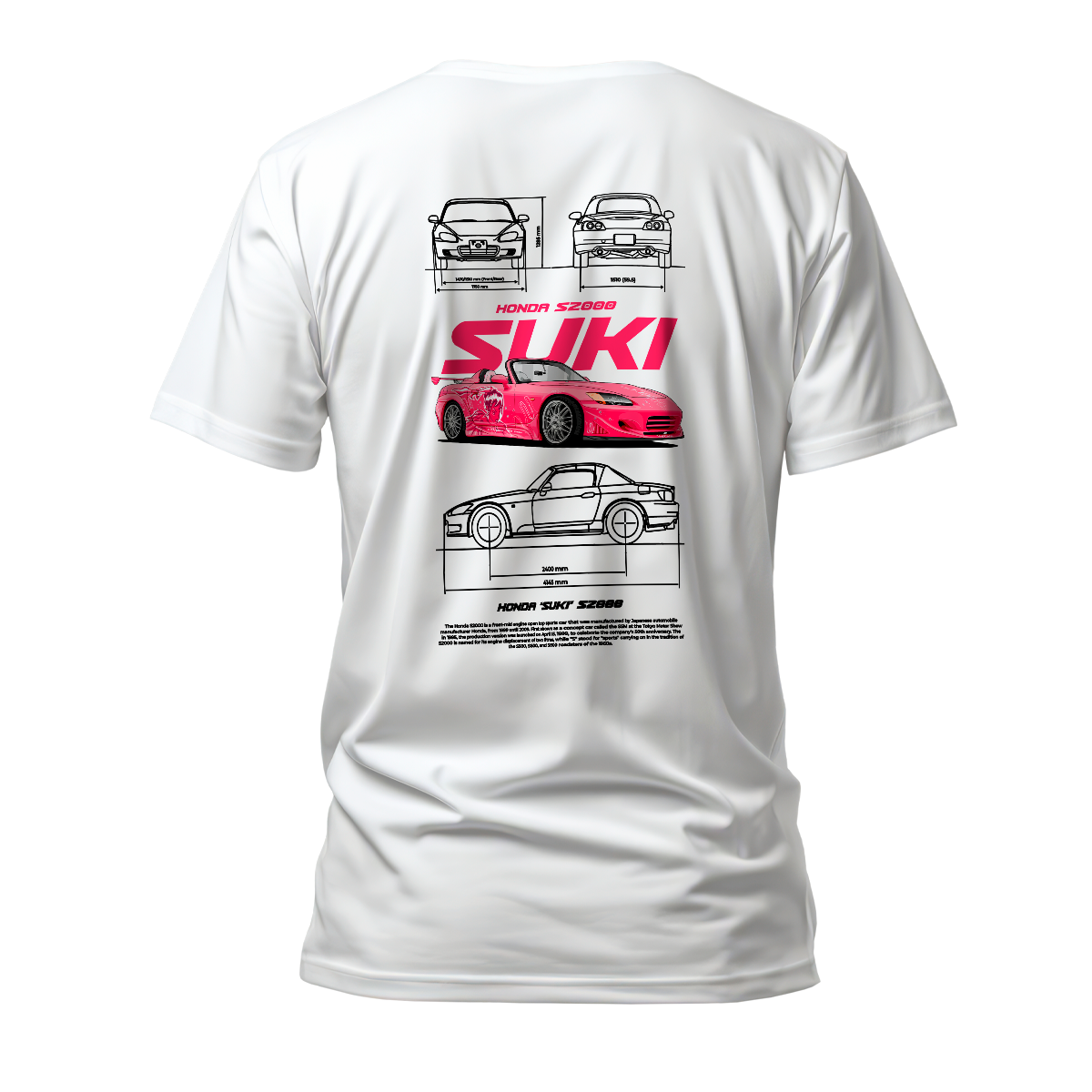 Camiseta Premium Honda S2000 Suki
