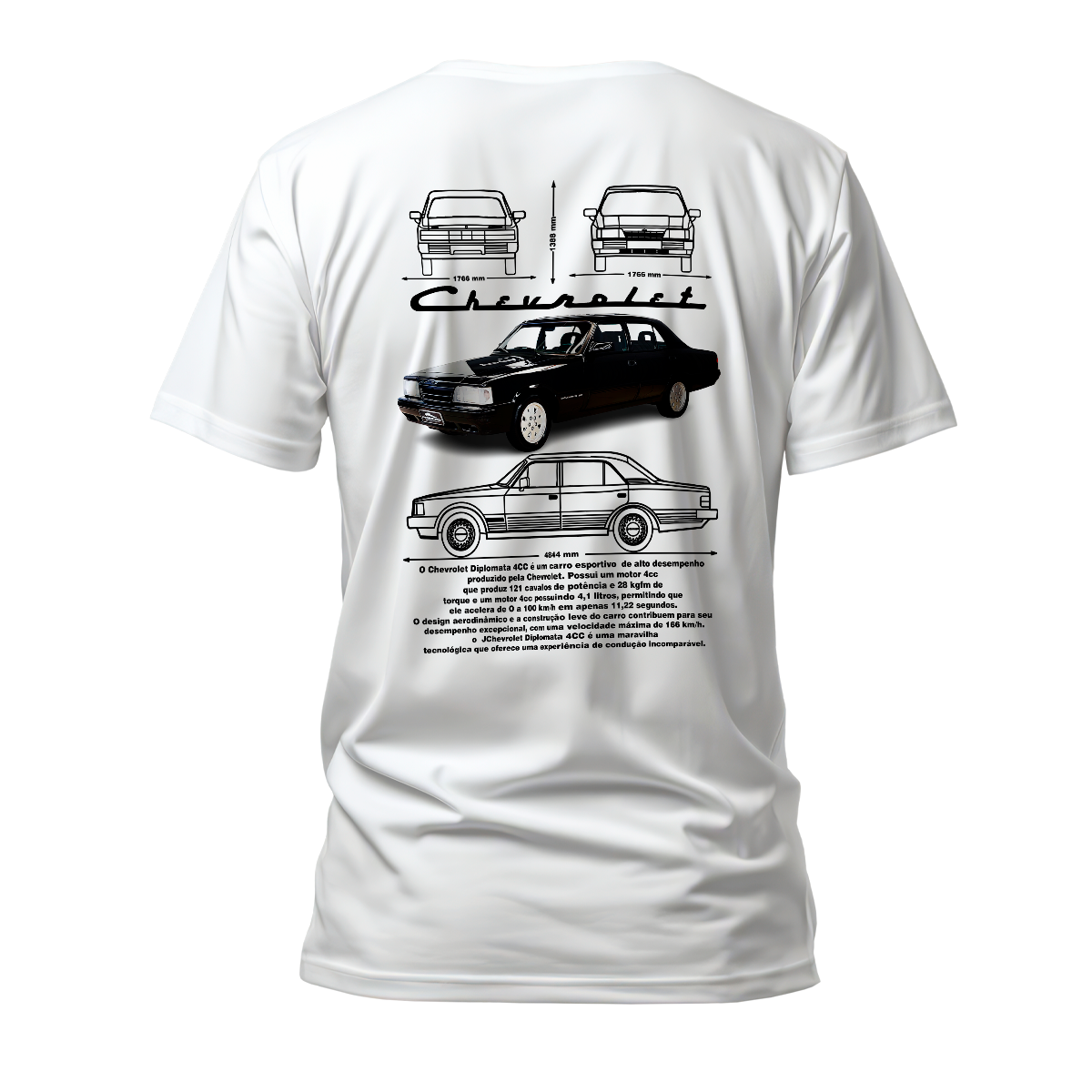 Camiseta Premium Chevrolet Opala Diplomata