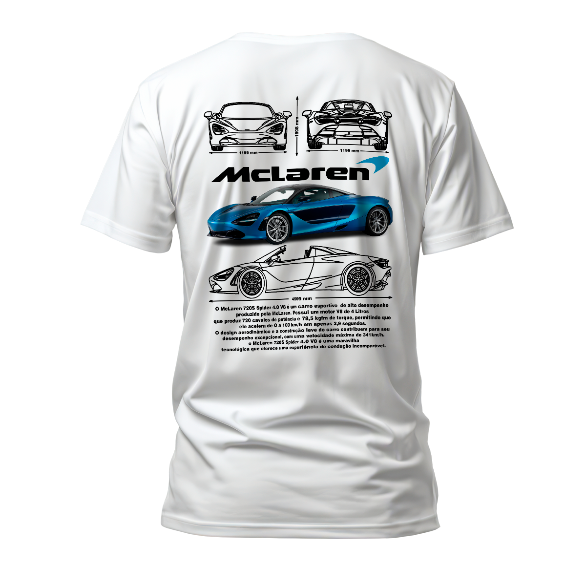 Camiseta Premium McLaren 720s Spider