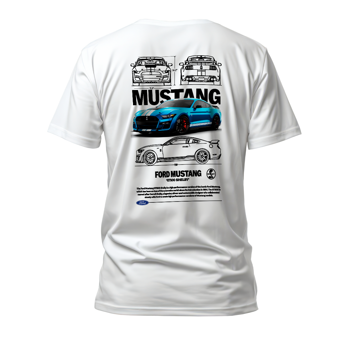Camiseta Premium Ford Mustang