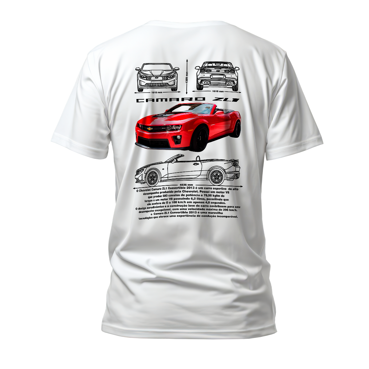 Camiseta Premium Chevrolet Camaro ZL1