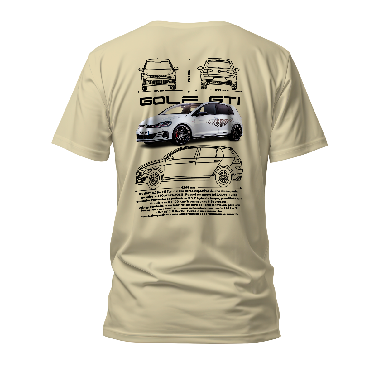 Camiseta Premium Volkwagen Golf GTI