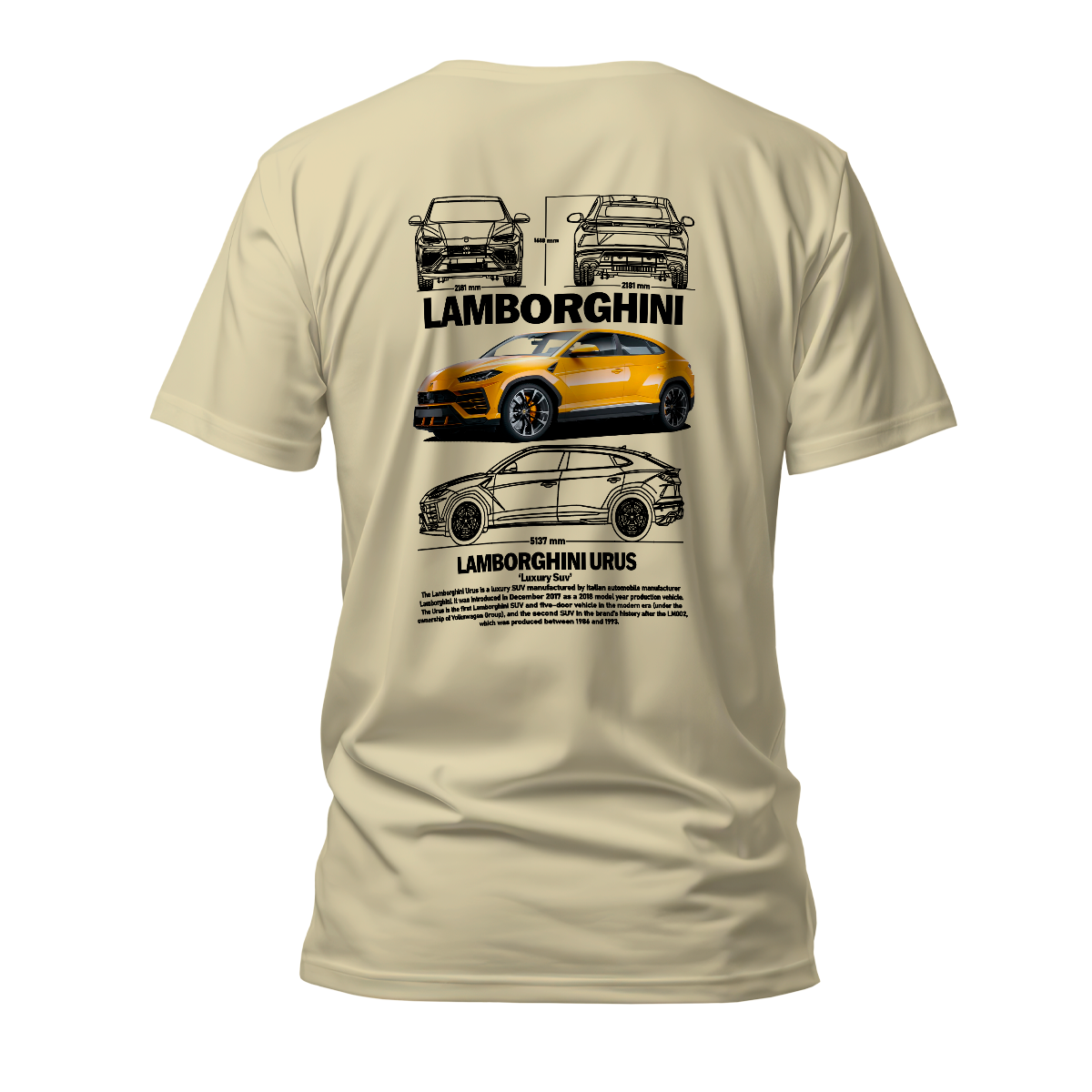 Camiseta Premium Lamborghini Urus