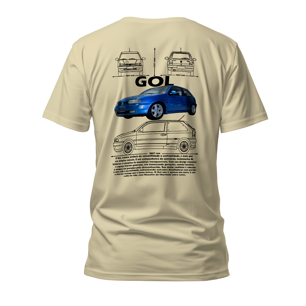 Camiseta Premium Volkwagen Gol Bola