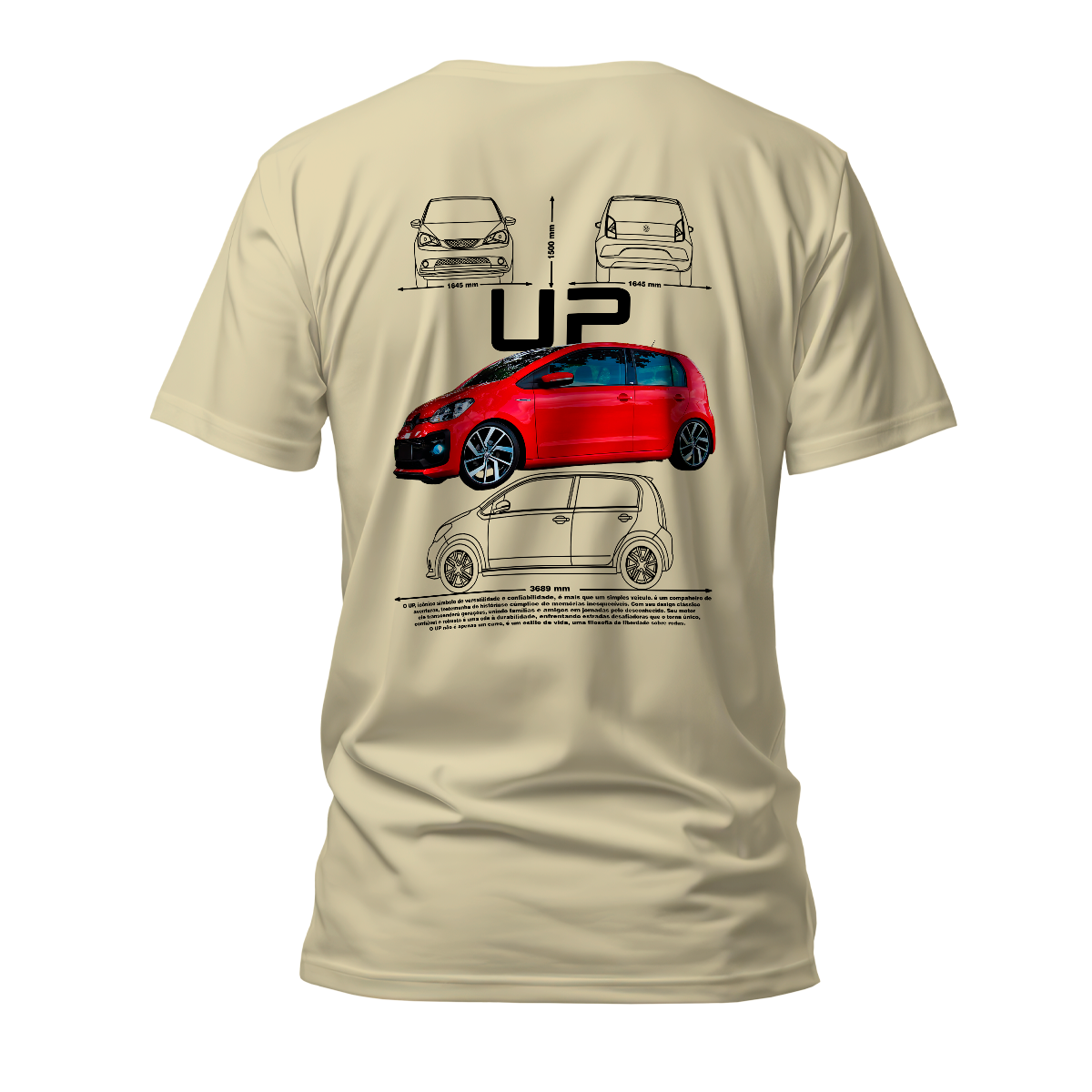 Camiseta Premium Volkswagen Up