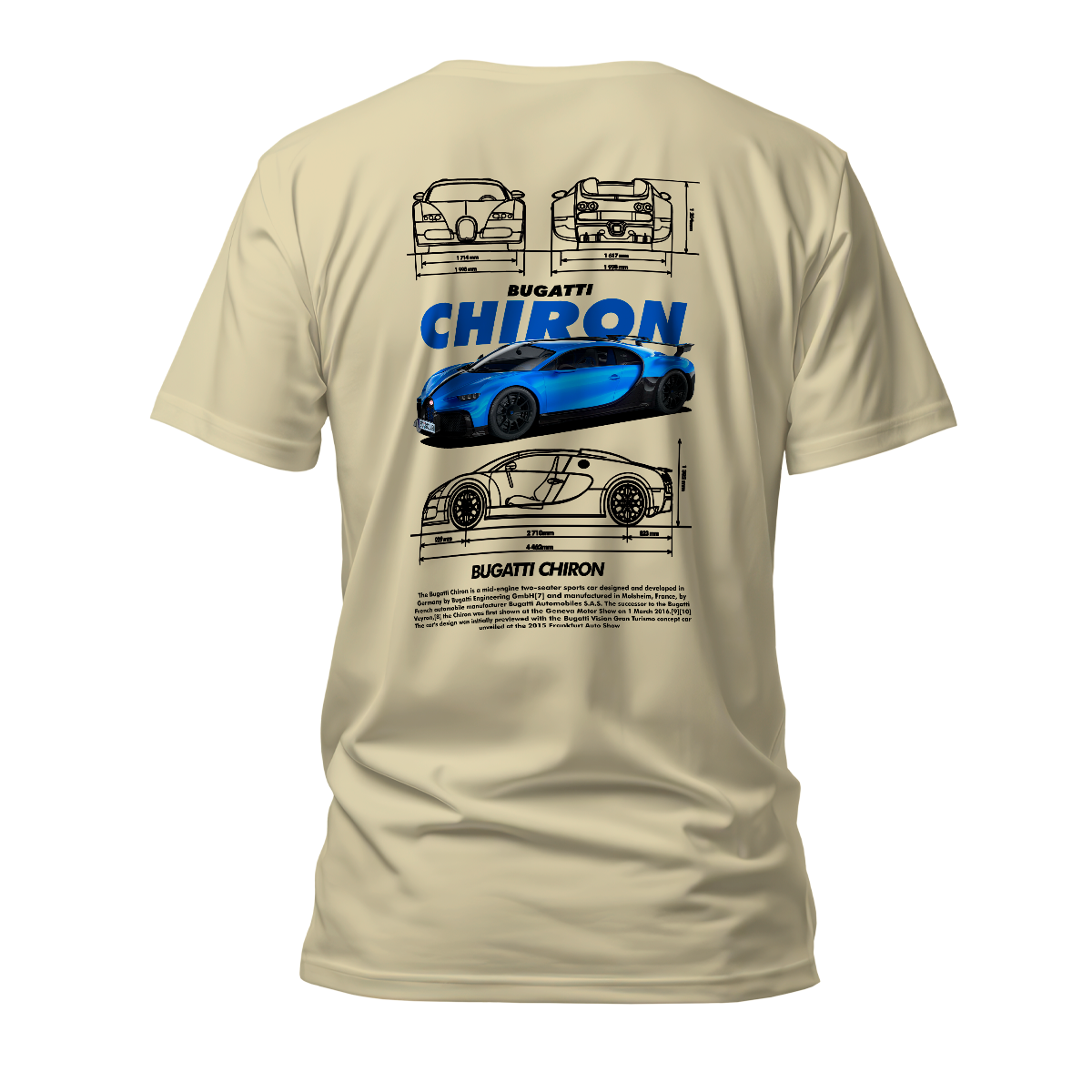 Camiseta Premium Bugatti Chiron