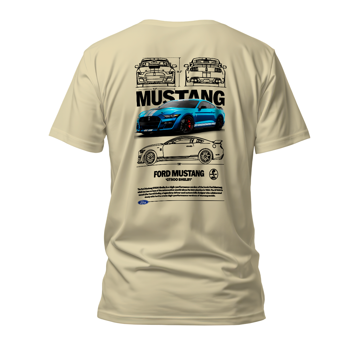 Camiseta Premium Ford Mustang