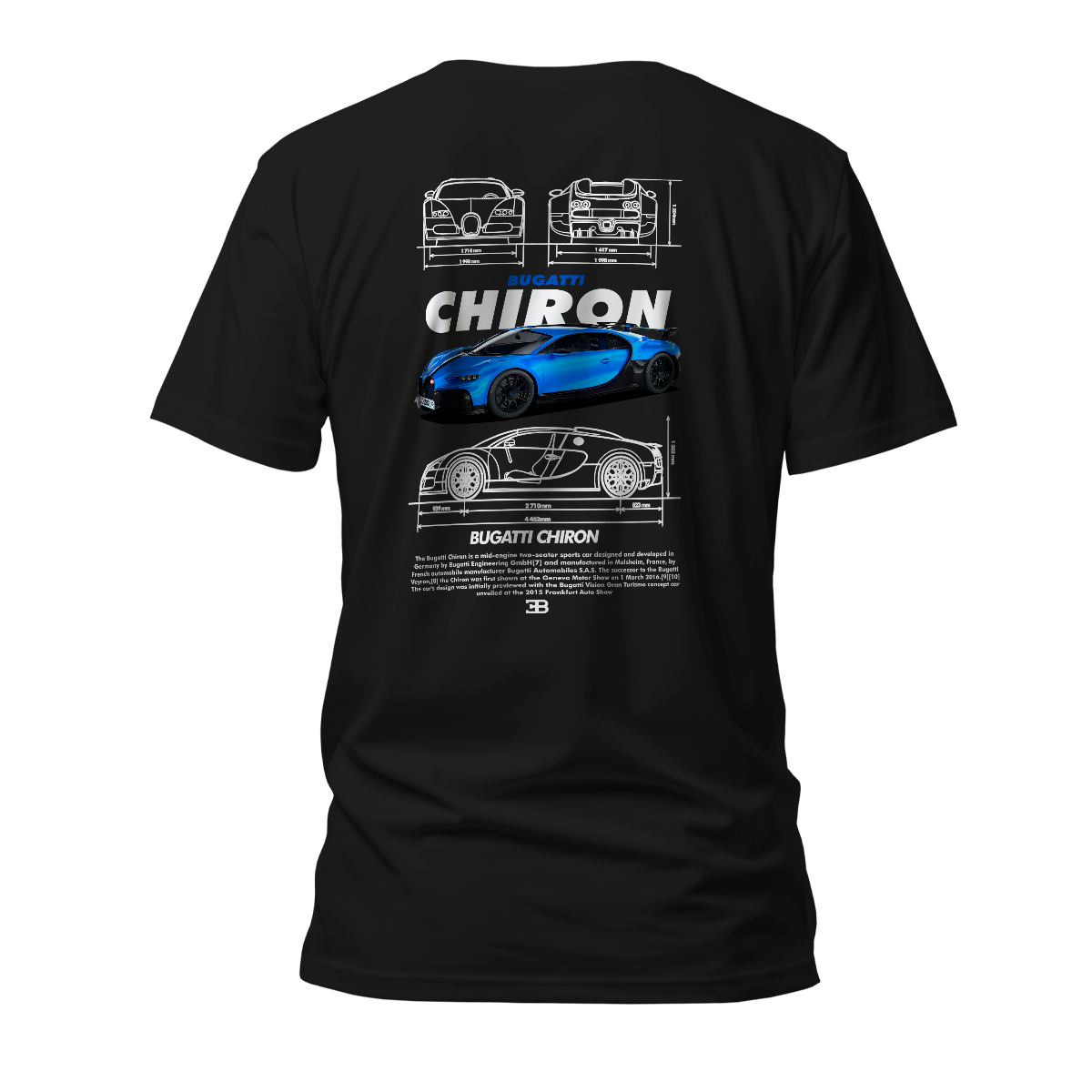 Camiseta Premium Bugatti Chiron