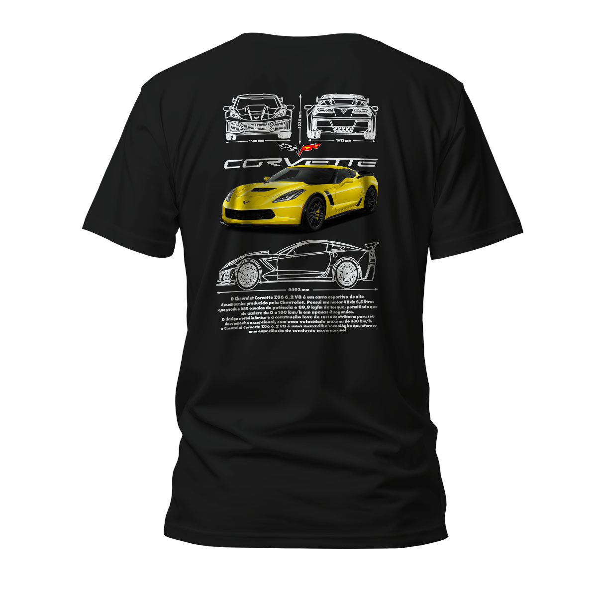 Camiseta Premium Chevrolet Corvette