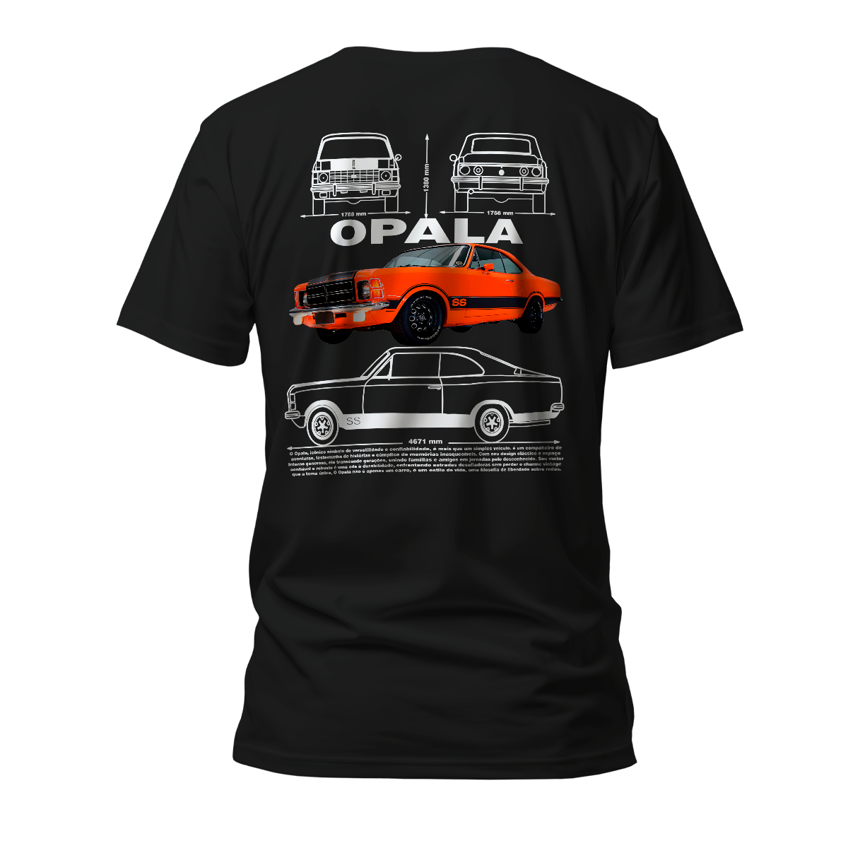Camiseta Premium Chevrolet Opala SS