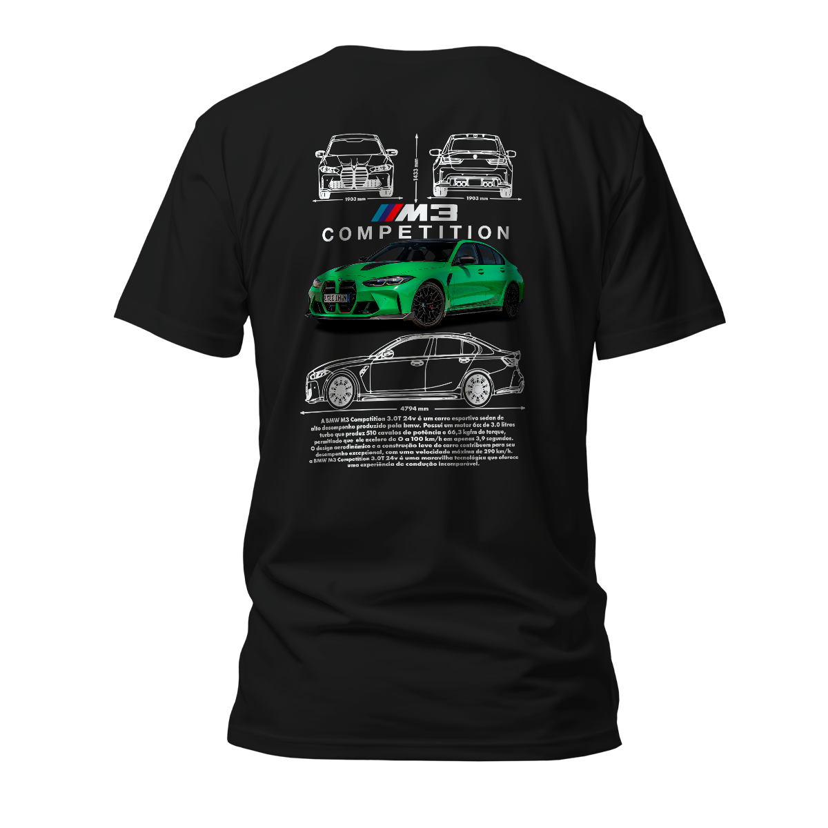 Camiseta Premium BMW M3