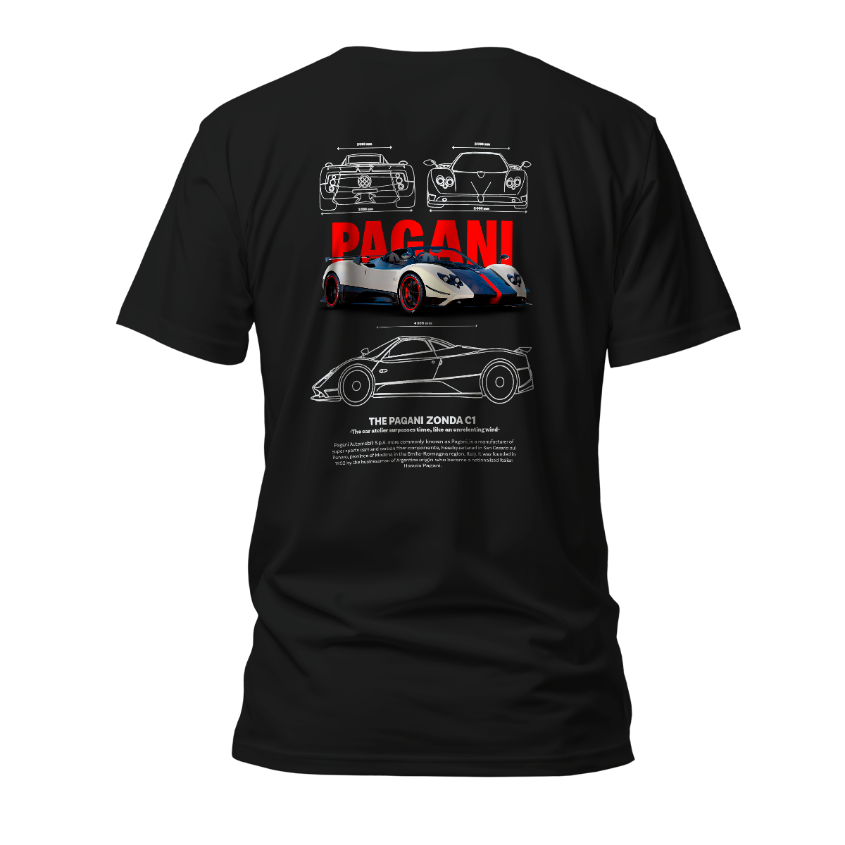Camiseta Premium Pagani C1