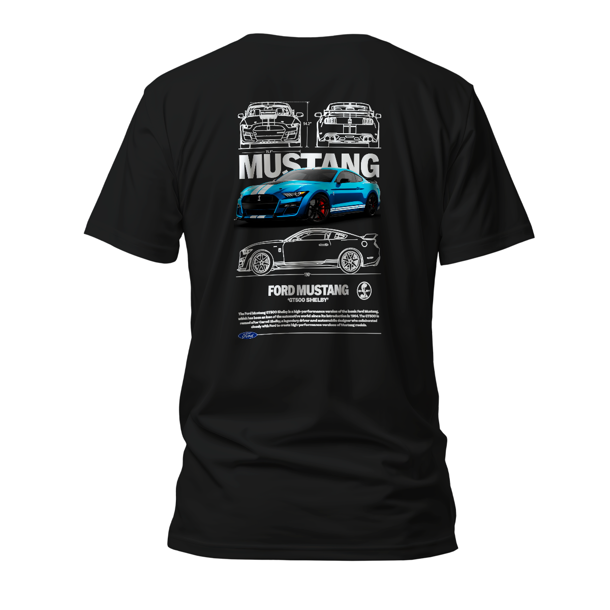 Camiseta Premium Ford Mustang