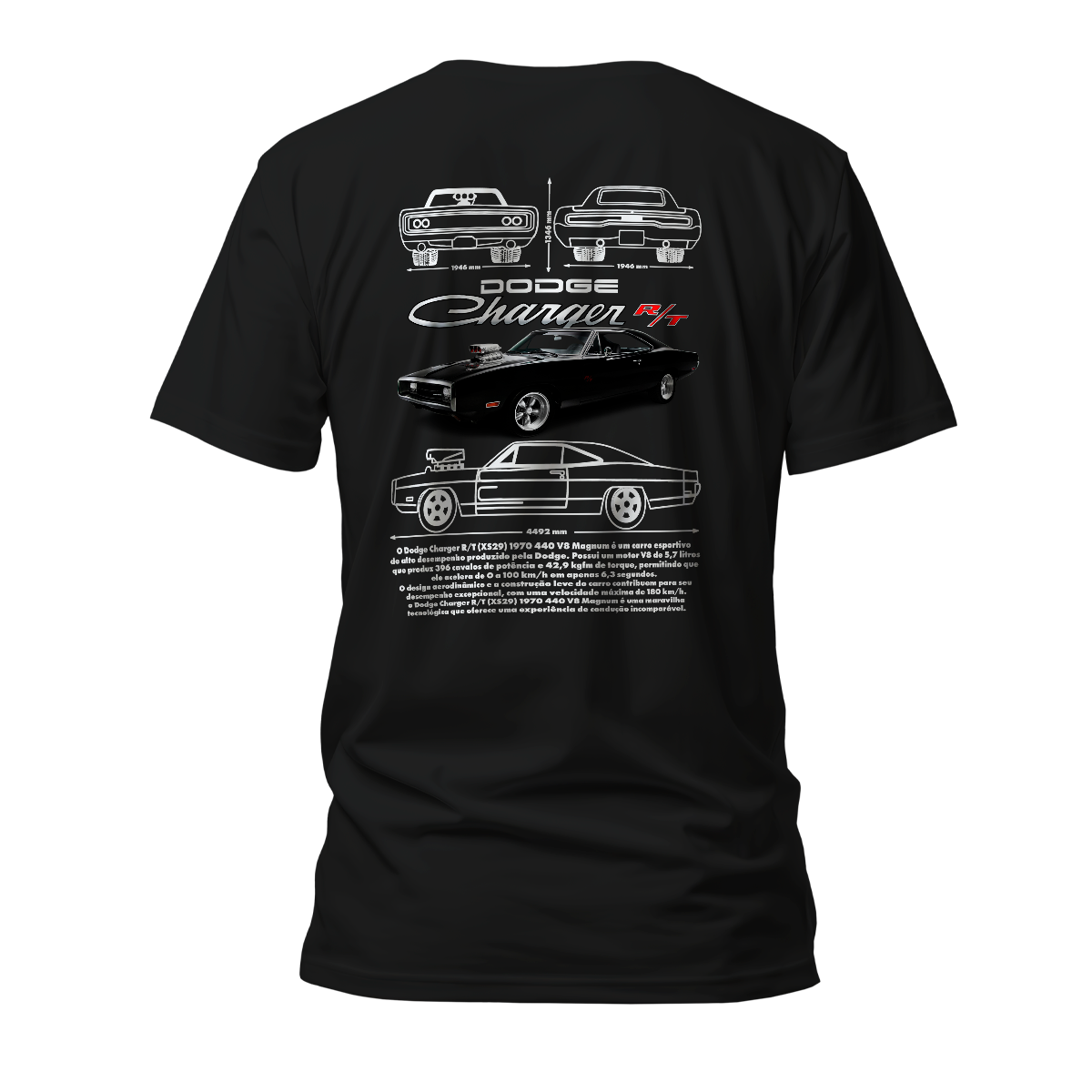 Camiseta Premium Dodge Charger