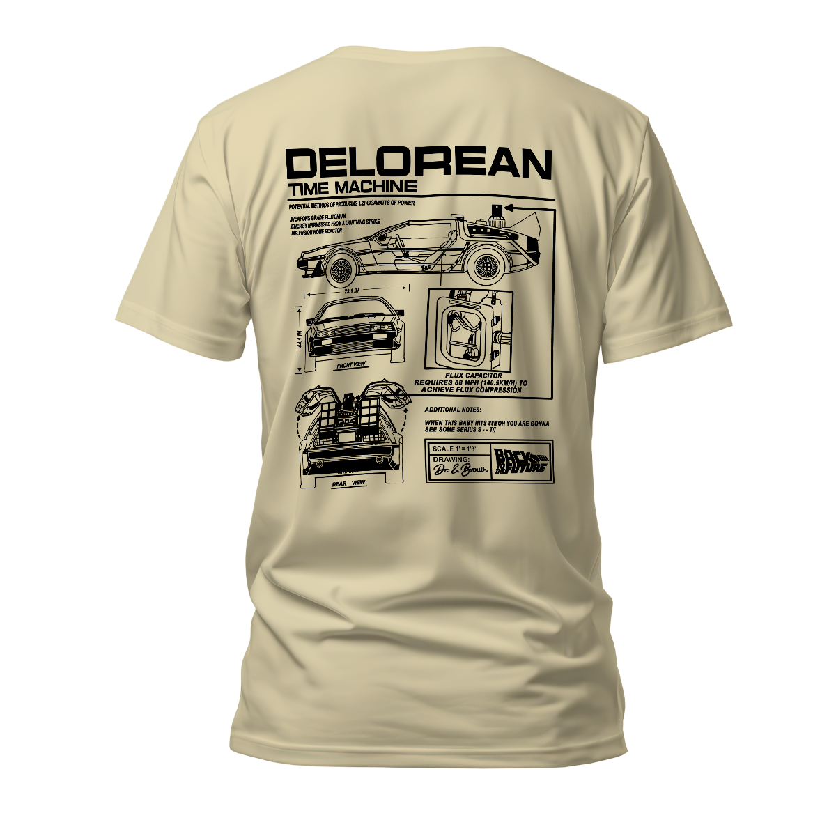 Camiseta Premium Delorean De Volta Para o Futuro