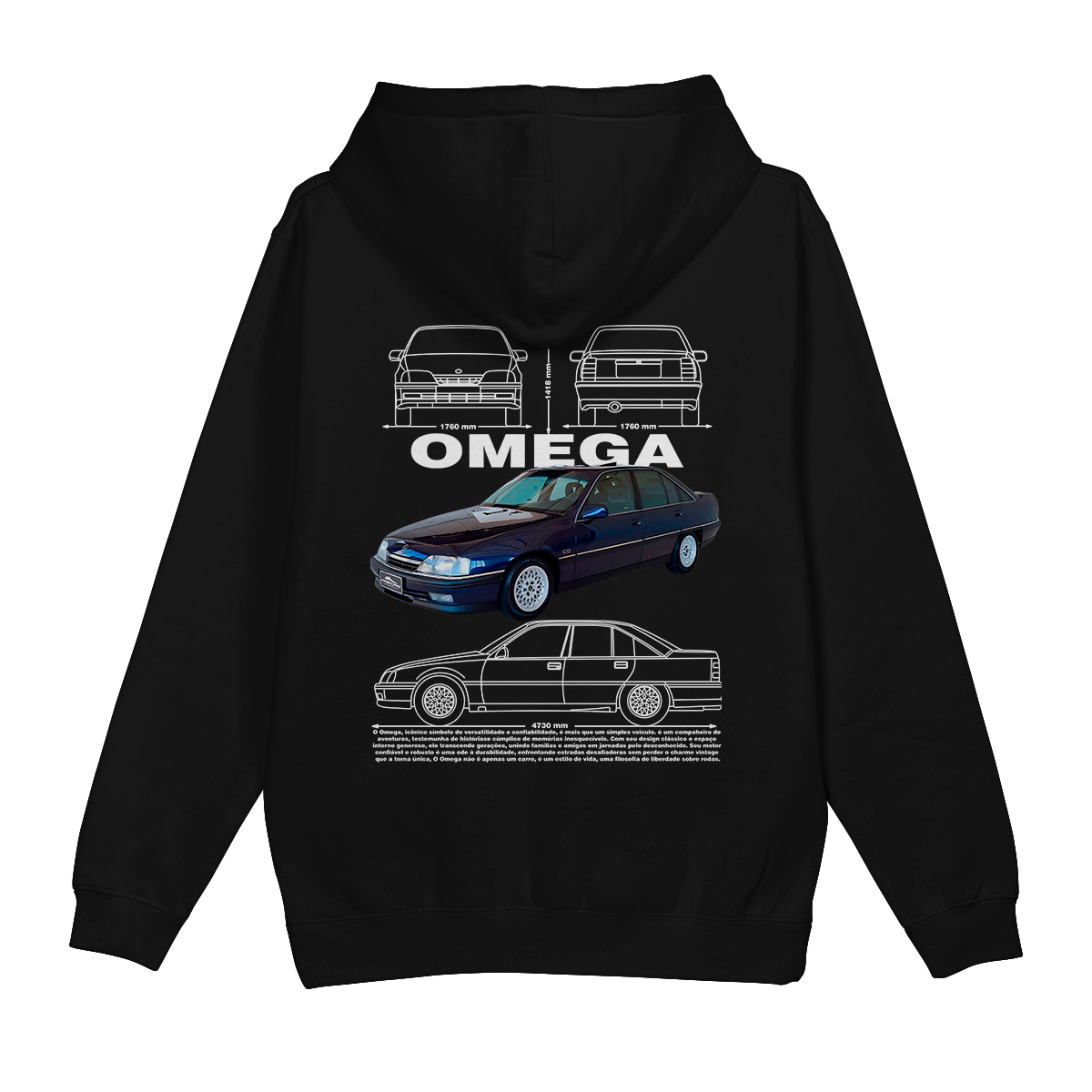 Moletom Canguru Chevrolet Omega