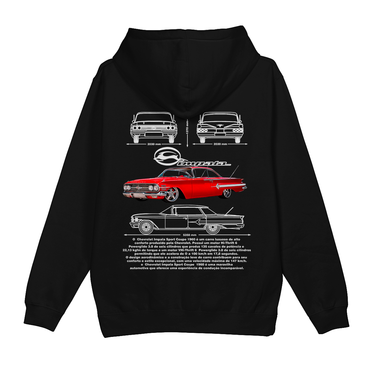 Moletom Canguru Chevrolet Impala