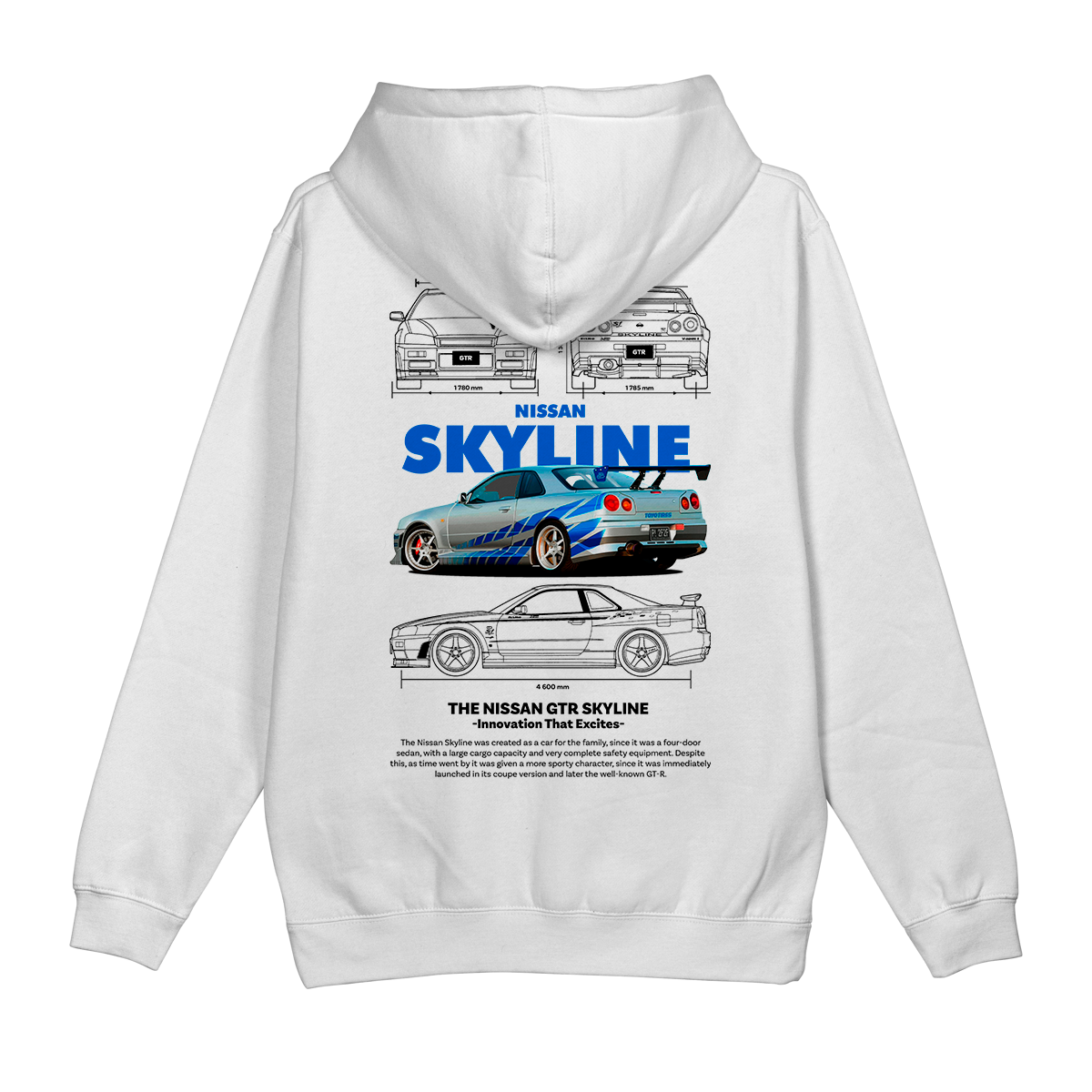 Moletom Skyline GTR R-34