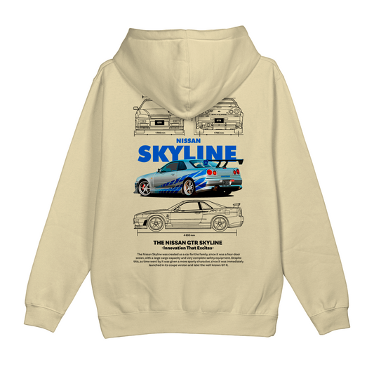 Moletom Skyline GTR R-34