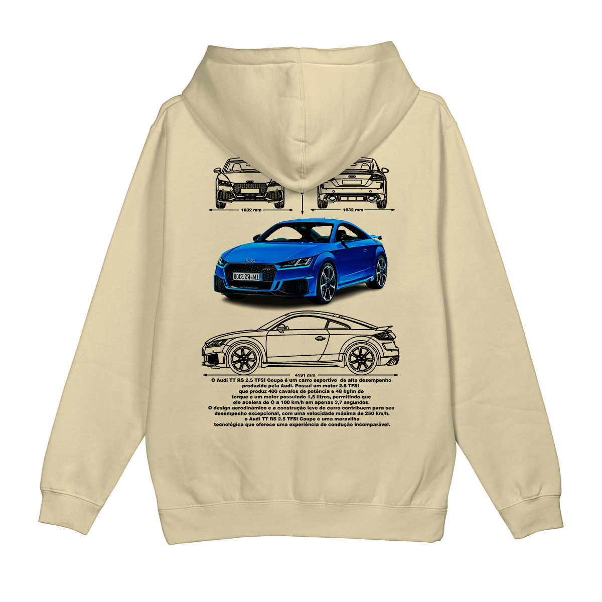 Moletom Canguru Audi TT
