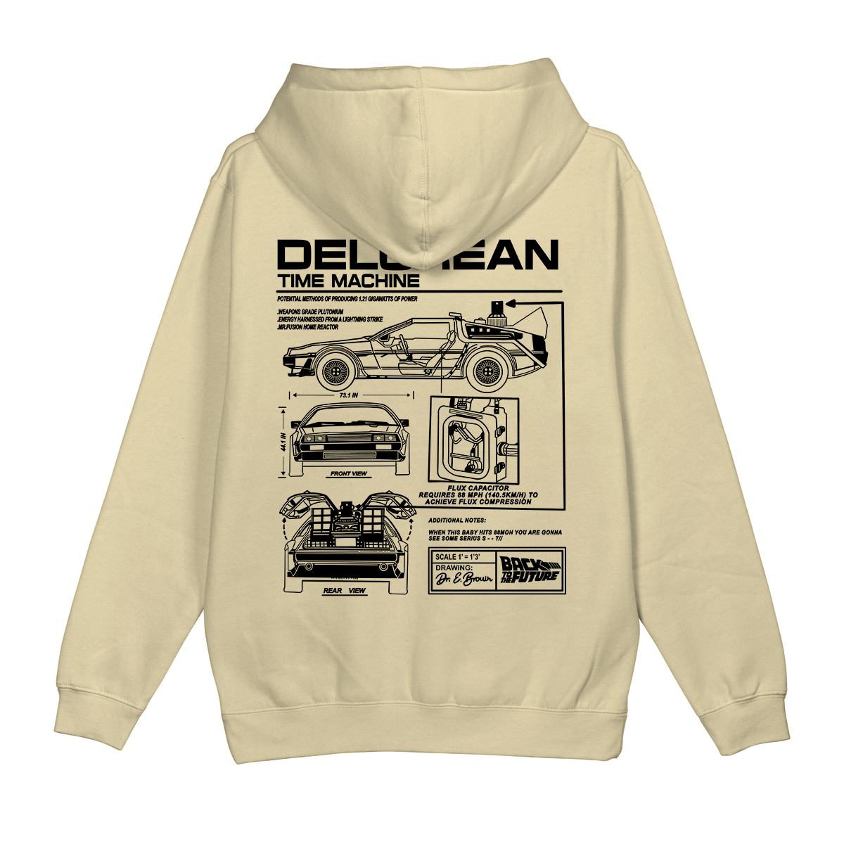 Moletom Canguru Delorean De Volta Pro Futuro