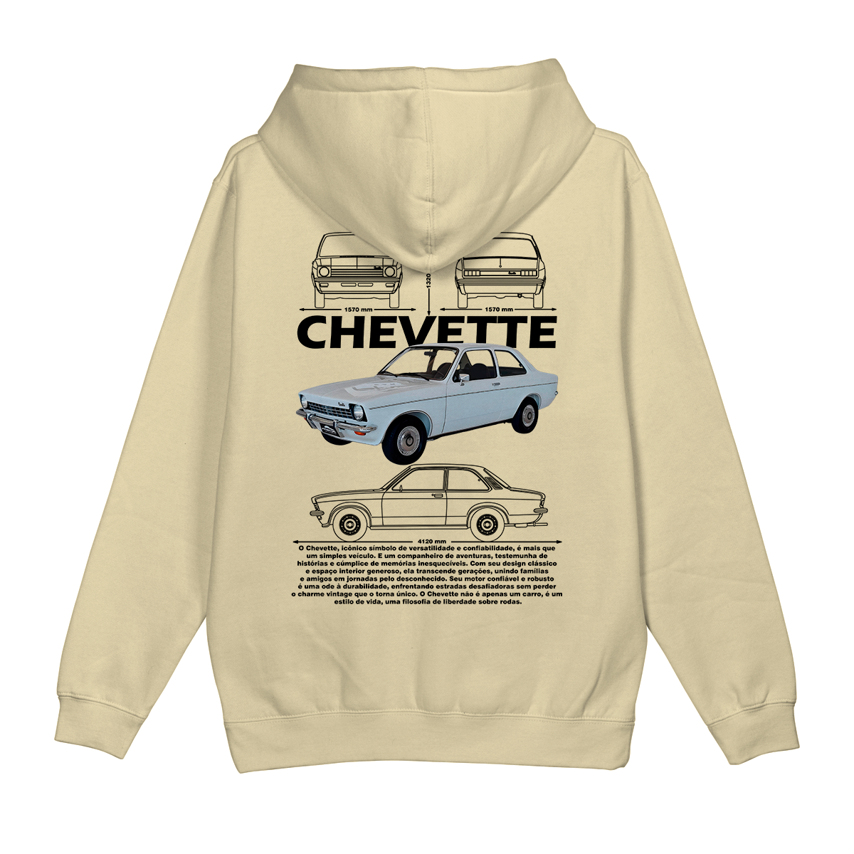 Moletom Canguru Chevrolet Chevette