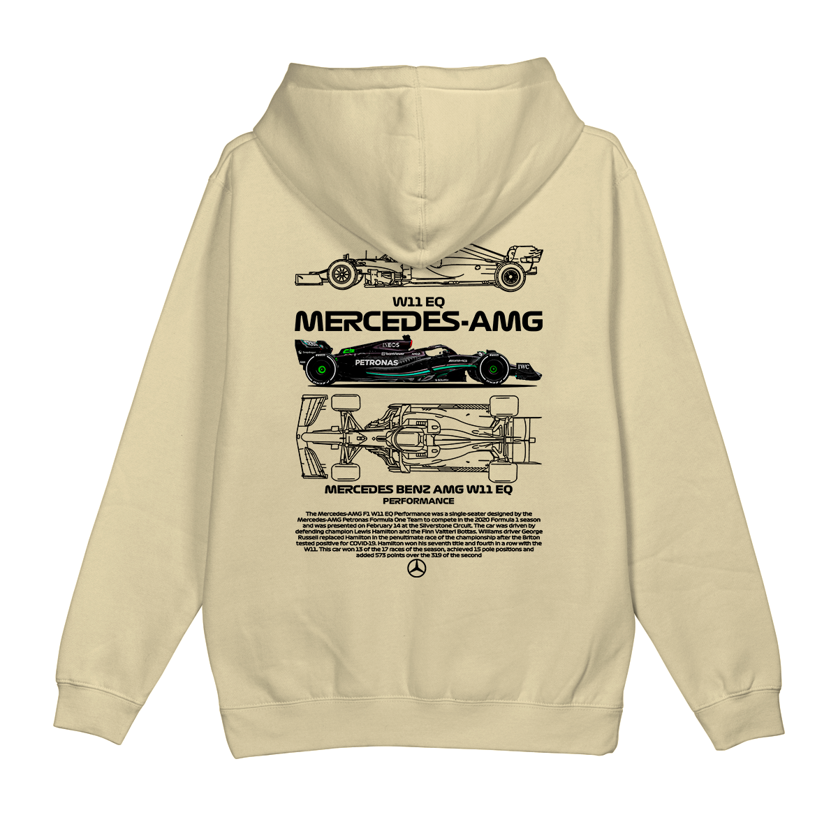 Moletom Canguru Formula 1 Mercedes Benz