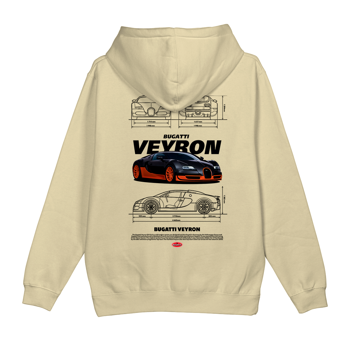 Moletom Canguru Bugatti Veryon