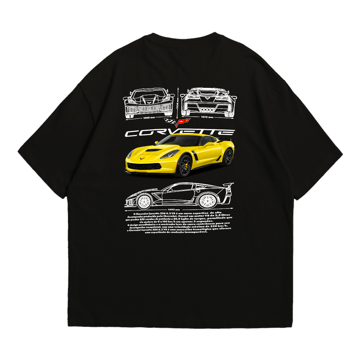 Camiseta Oversized Premium Corvette