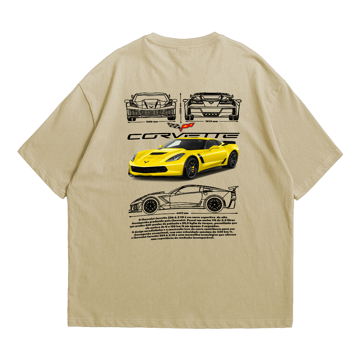 Camiseta Oversized Premium Corvette