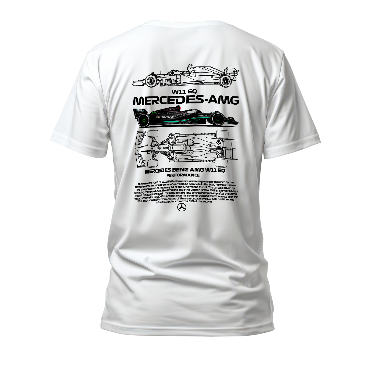 Camiseta Premium Formula 1 Mercedes Benz