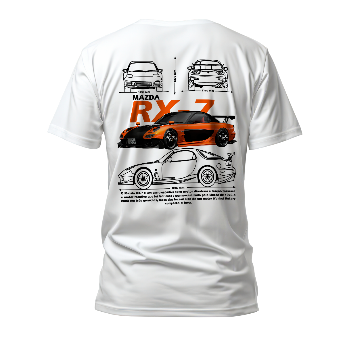 Camiseta Premium Mazda RX-7