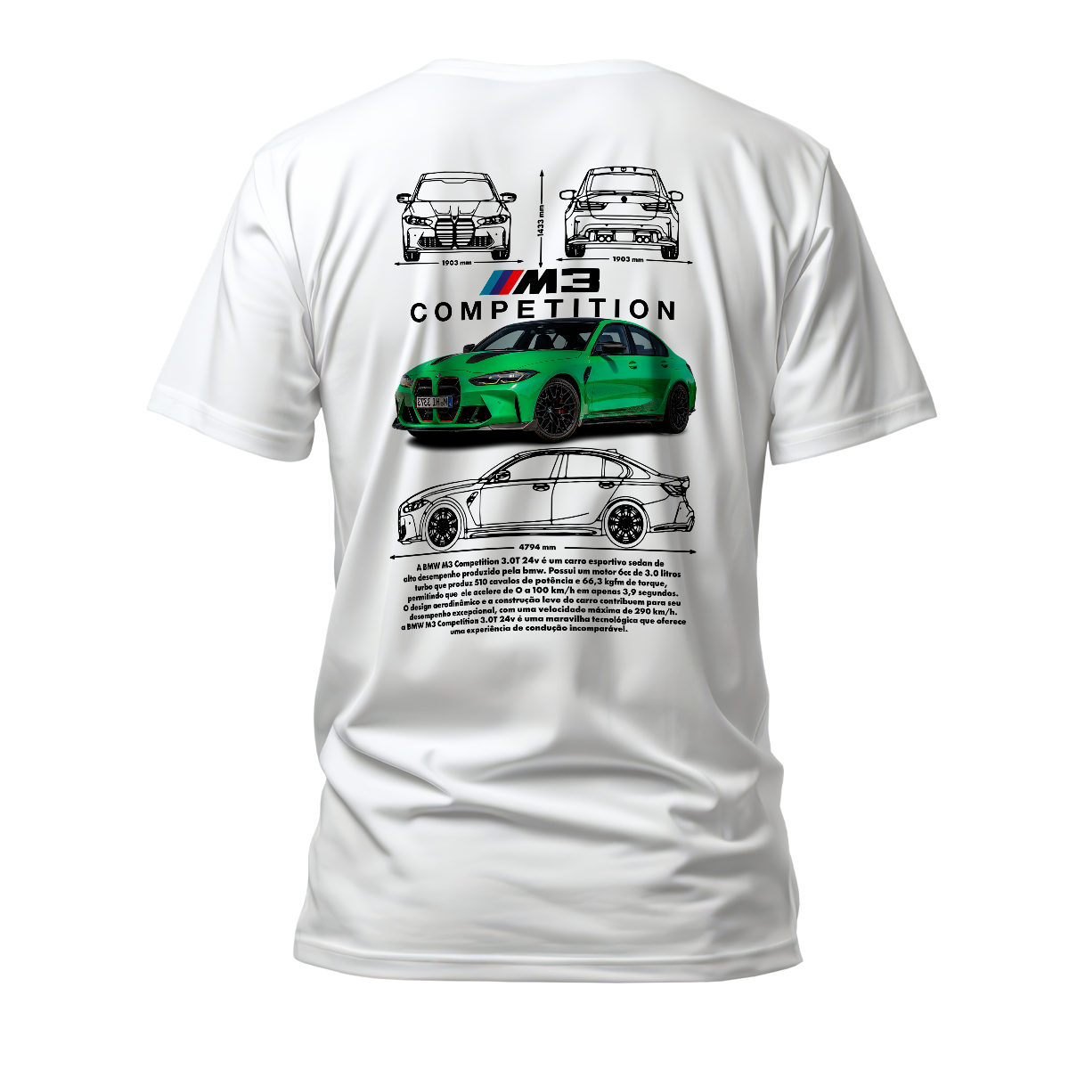Camiseta Premium BMW M3