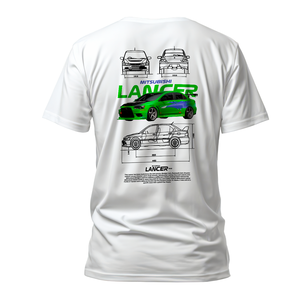Camiseta Premium Mitsubishi Lancer