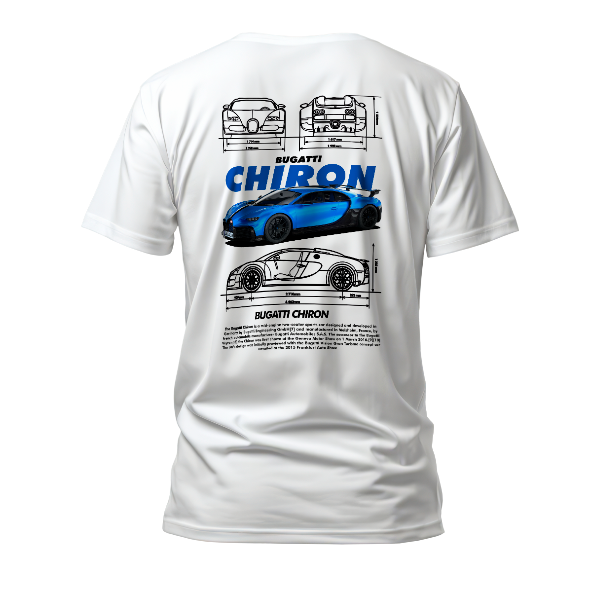 Camiseta Premium Bugatti Chiron