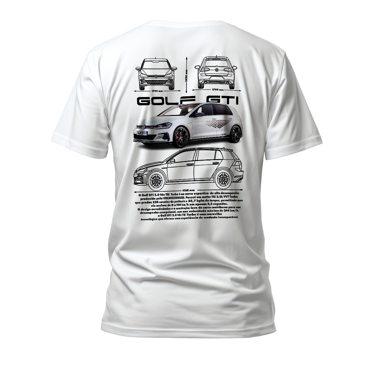 Camiseta Premium Volkwagen Golf GTI