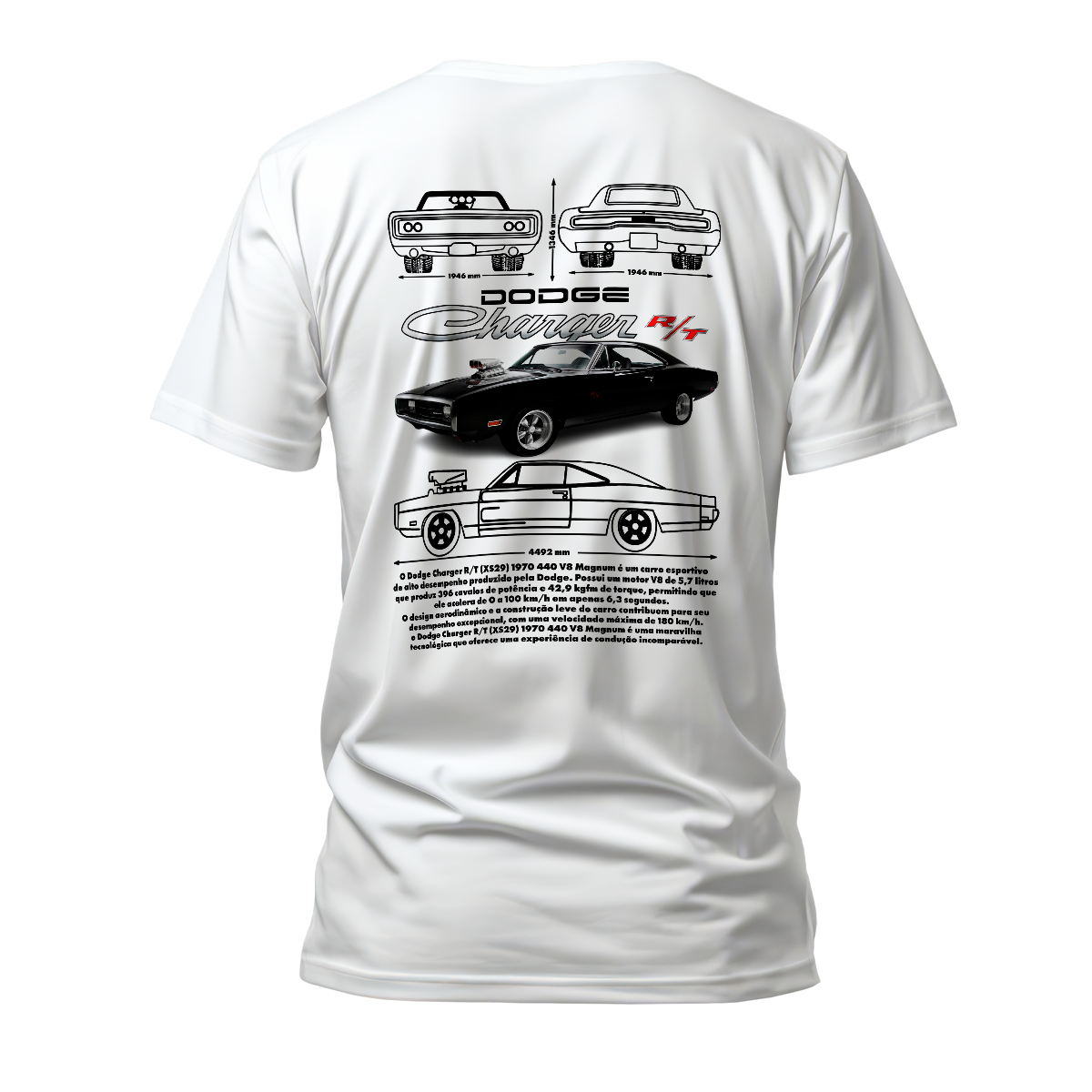 Camiseta Premium Dodge Charger