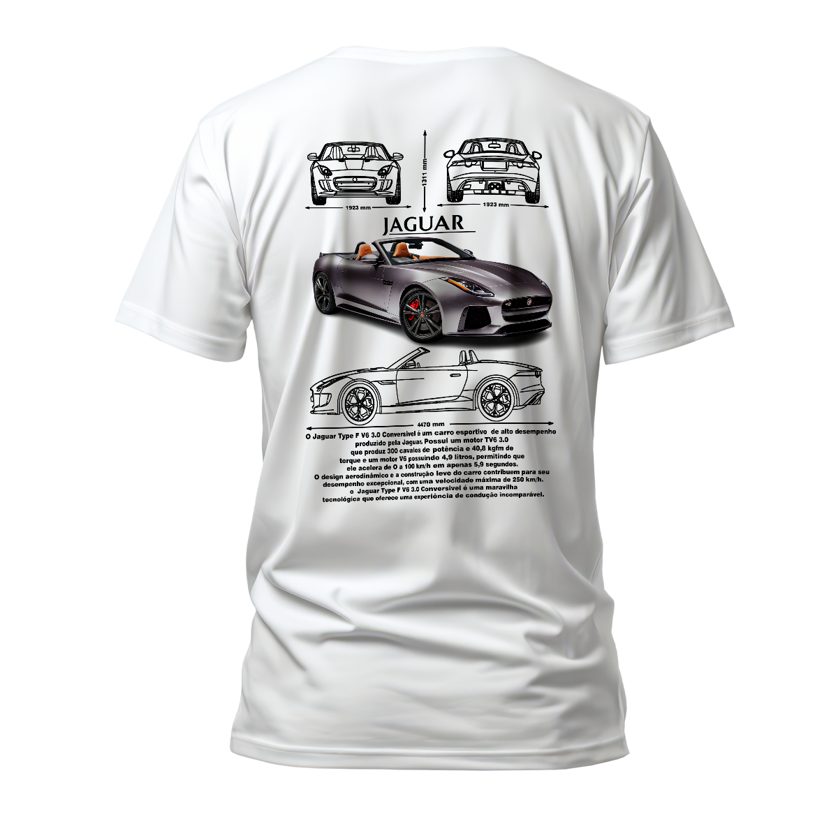 Camiseta Premium Jaguar Type F