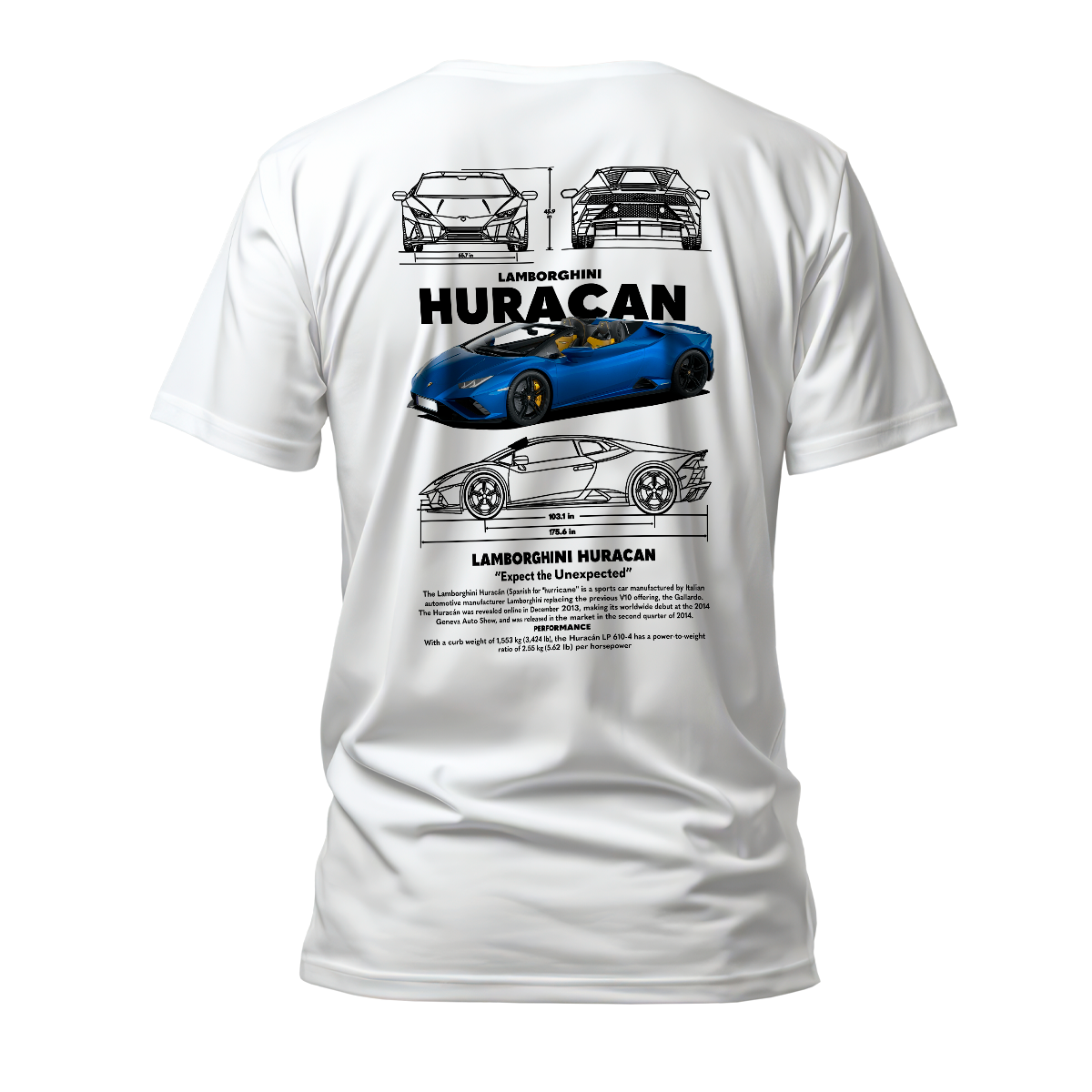Camiseta Premium Lamborghini Huracan