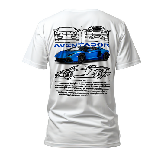 Camiseta Premium Lamborghini Aventador