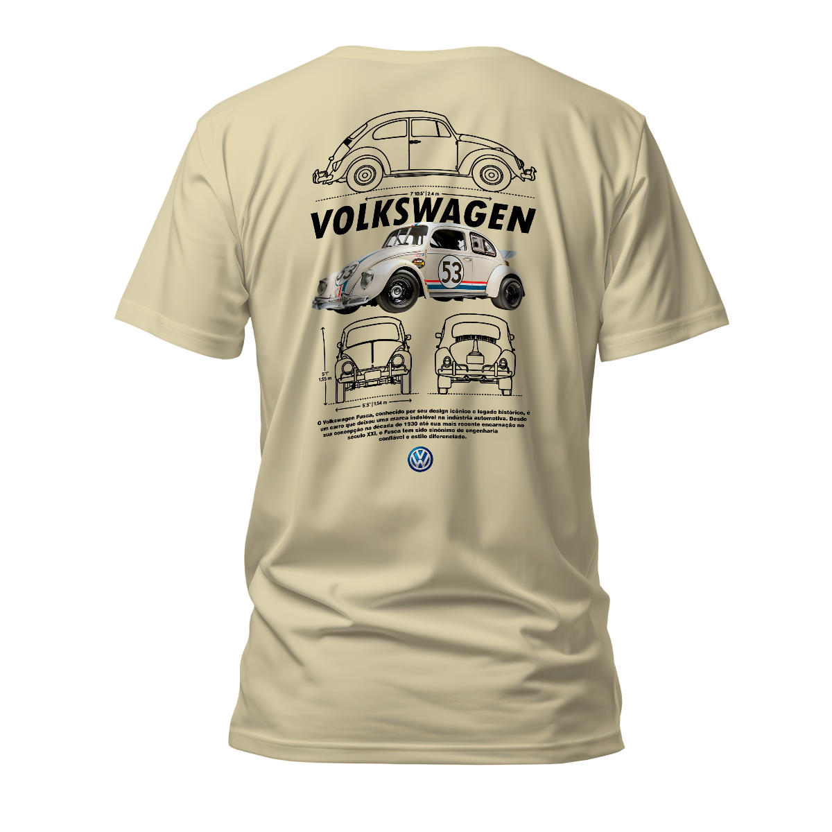 Camiseta Premium Volkwagen Fusca Beetle