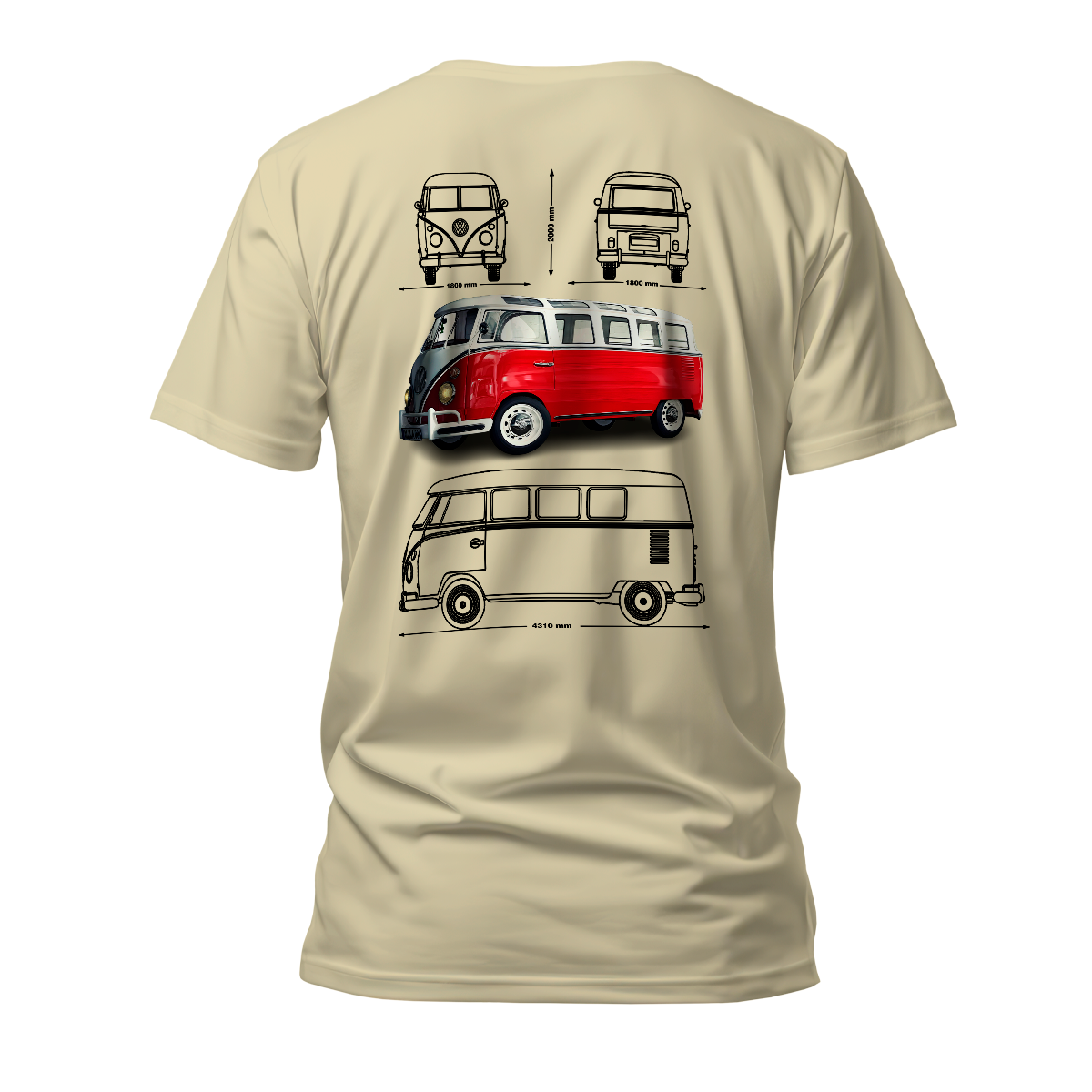 Camiseta Premium Volkswagen Kombi
