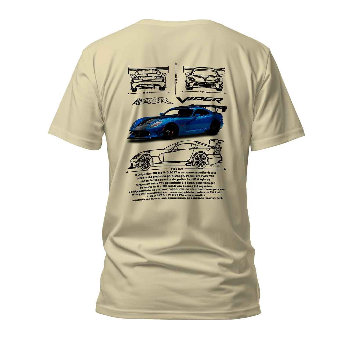 Camiseta Premium Dodge Viper