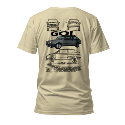Camiseta Premium Volkwagen Gol Quadrado