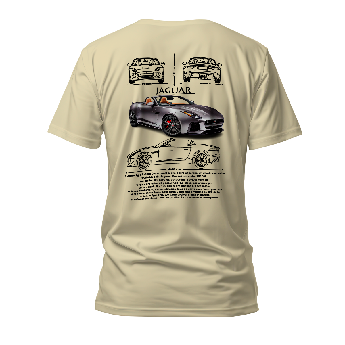 Camiseta Premium Jaguar Type F