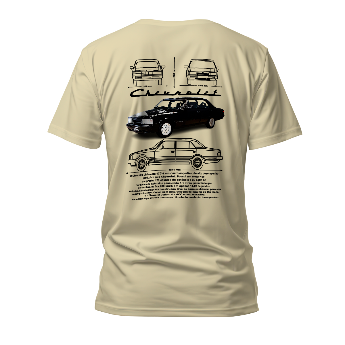 Camiseta Premium Chevrolet Opala Diplomata