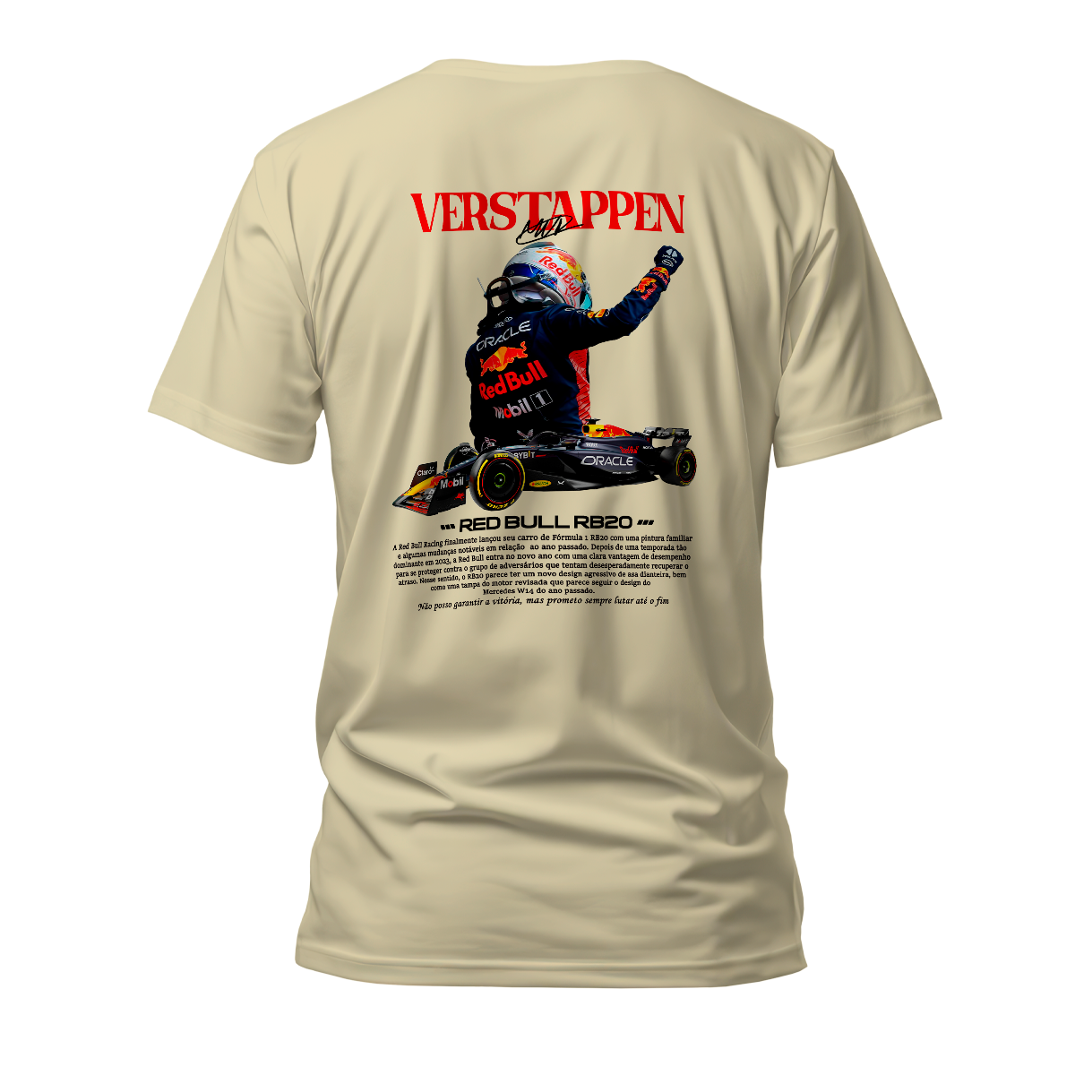 Camiseta Premium Formula 1 Max Verstappen