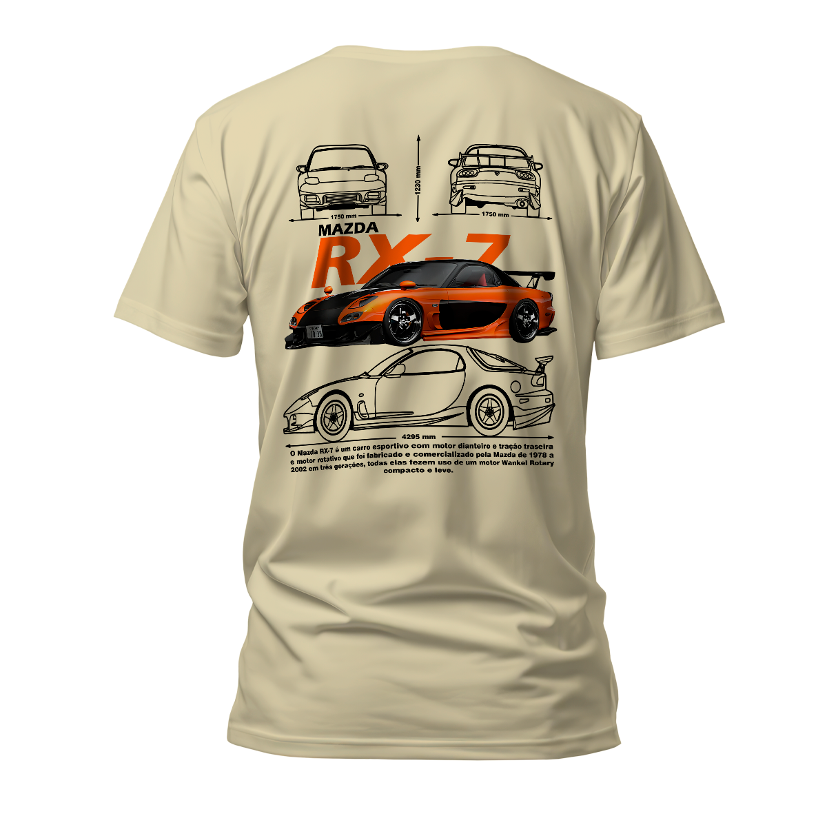 Camiseta Premium Mazda RX-7