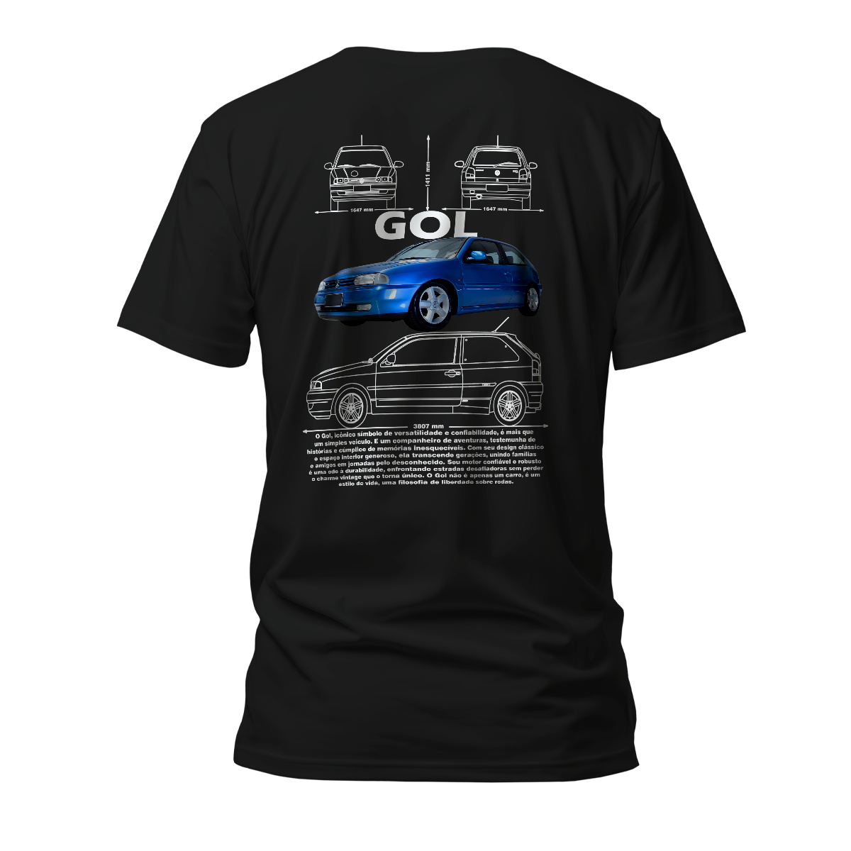 Camiseta Premium Volkwagen Gol Bola