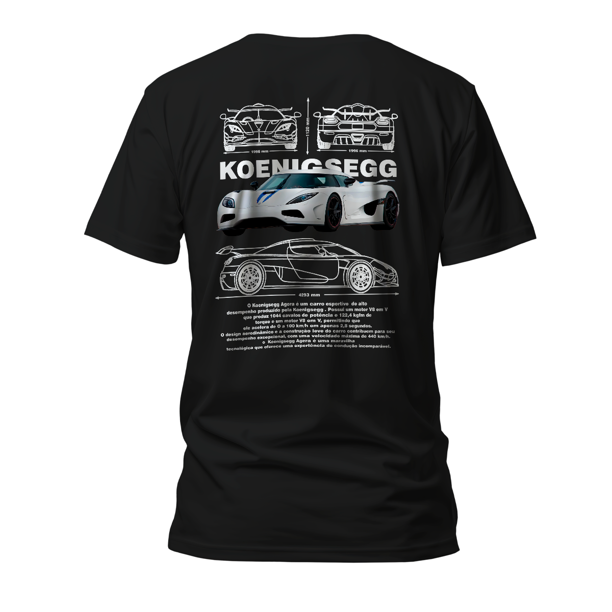 Camiseta Premium Koenigsegg Agera